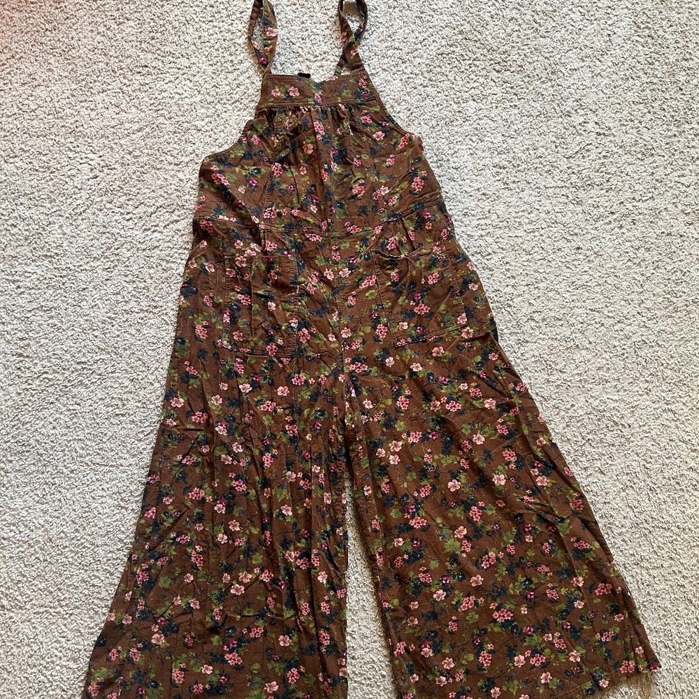 Avery corduroy Dakota Tie overalls